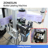 ZONESUN ZS‑TB500 Double Side Round Bottle Labeling Machine with Coder
