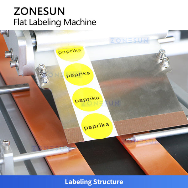 ZONESUN ZS-TB161PO Automatic Jar Cap Top and Side Real-Time Printing Flat Surface Labeling Machine