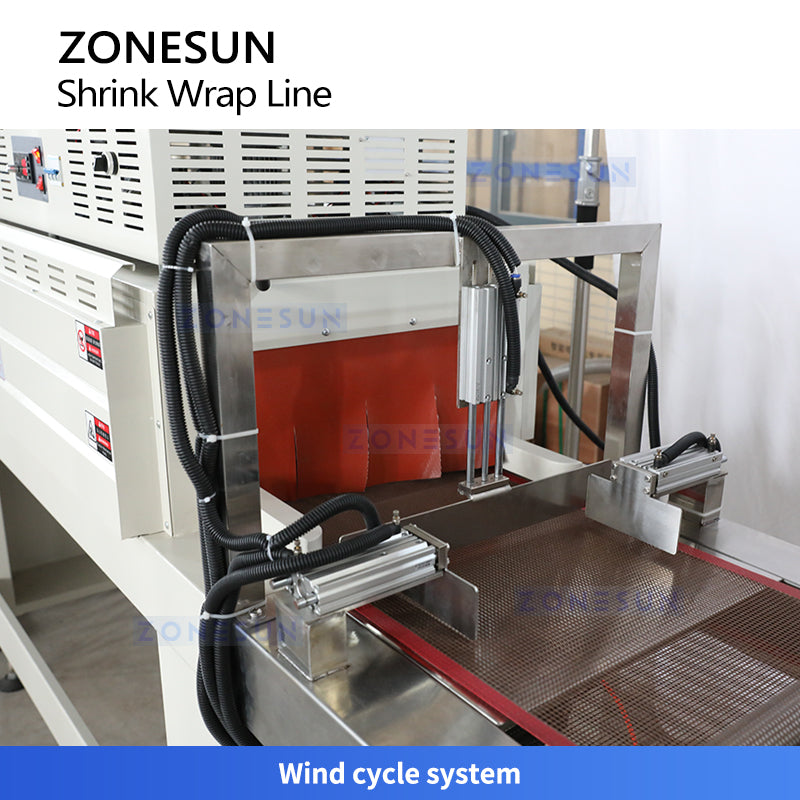 ZONESUN ZS-SPL9 Automatic Boxes Shrink Wrapping Sealing Machine For Food Cosmetic Boxes and Daily Chemicals