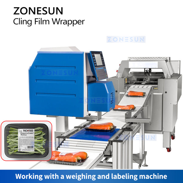 ZONESUN ZS-CW25 Automatic Cling Film Wrapping Machine