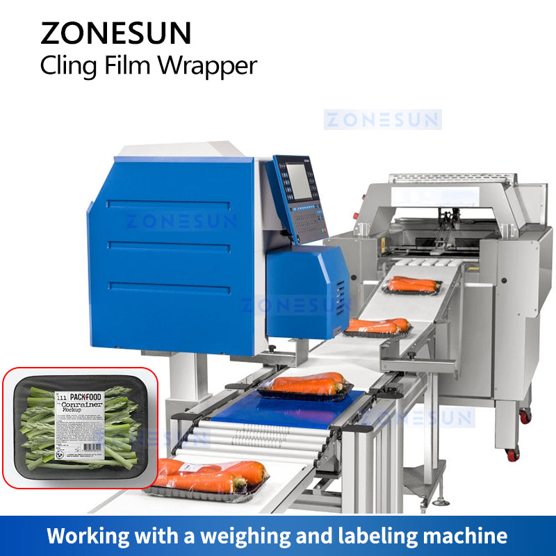 ZONESUN ZS-CW25 Automatic Cling Film Wrapping Machine