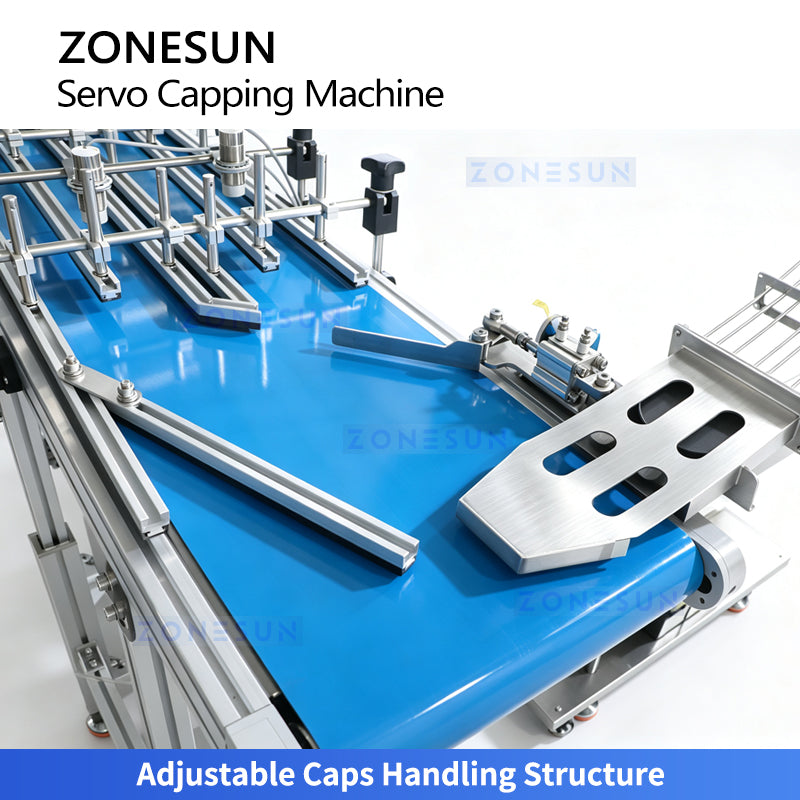 ZONESUN ZS-SVXG01 Automatic Servo Screw Capping Machine Sauce Jar Capper