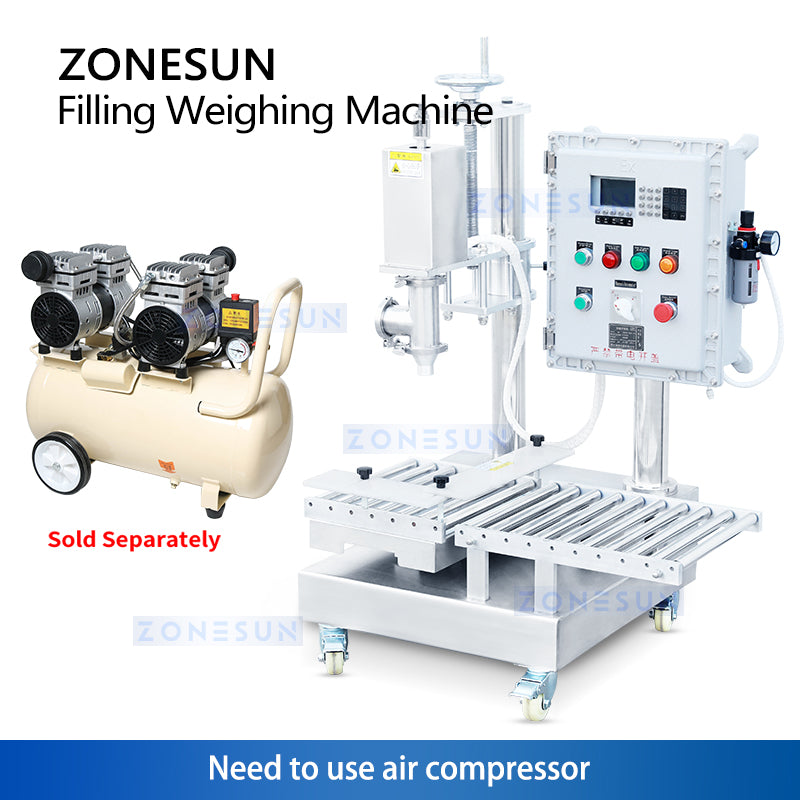 ZONESUN ZS-YTEXW1 Explosion-Proof Lubricant Oil Weighing Filling Machine
