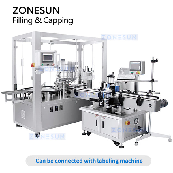 ZONESUN ZS-AFC24 Automatic Vial Powder Auger Filling Capping Machine