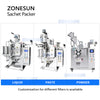 ZONESUN ZS-LX120 Automatic Paste Pouch Bag Filling Sealing Machine