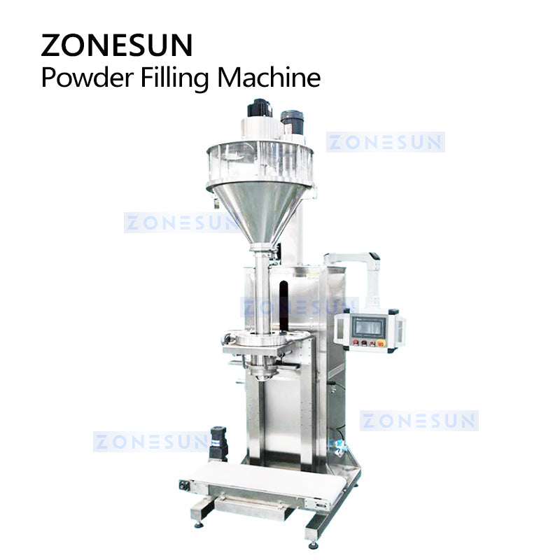 ZONESUN ZS-FM75L Semi Automatic Bag Powder Filling Machine Anti-dust Auger Filler