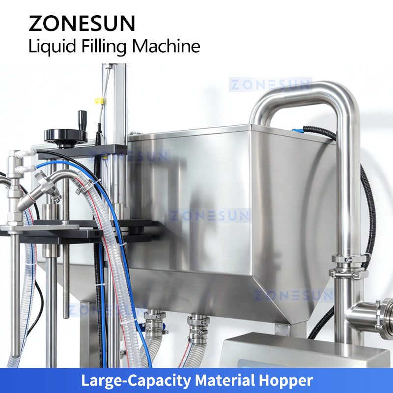 ZONESUN ZS-MG260XP High Speed Dual-Head Gear Pump Liquid Filling Machine