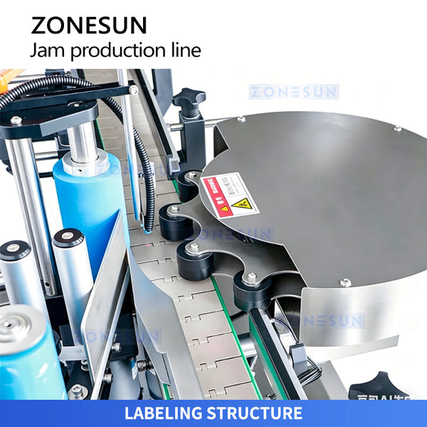 ZONESUN ZS-FAL180V11 Automatic Kaya Jam Food Filling and Glass Jar Production Line