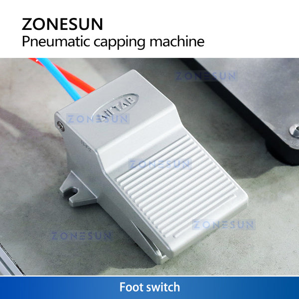ZONESUN ZS-YG25Q Pneumatic Sealing Machine Aerosol Can Crimper