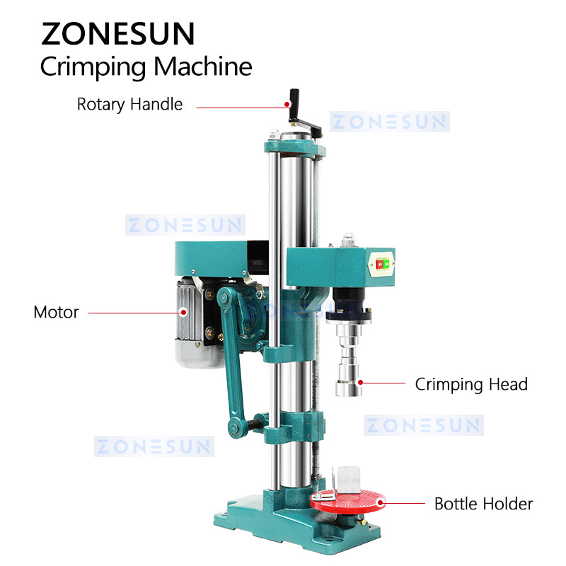 ZONESUN ZS-YG60B Crown Capper Beer Capping Machine