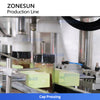 ZONESUN ZS-FAL180G7 Automatic Powder Spices Coffee Production Line Bottle Filling Capping Labeling Weighing Equipment