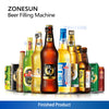 ZONESUN ZS-WFC18 Automatic Beer Bottling Machine Monoblock Equipment