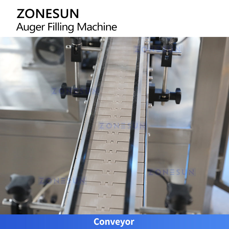 ZONESUN ZS-FM5D Automatic Double Head Auger Powder Filling Machine with Screw Feeder