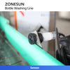 ZONESUN ZS-WBL3000 Automatic Bottle Washing Line with Hot Water Cleaning & Spray Drying System
