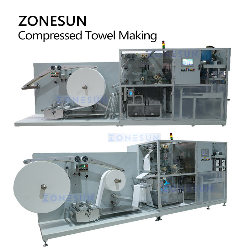 ZONESUN ZS-HAN9800 Automatic Compressed Towel Making Machine