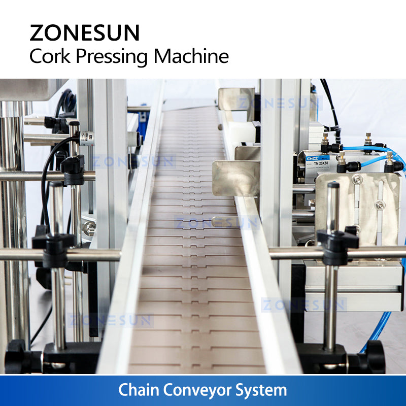 ZONESUN ZS-XG16D1 Máquina automática de prensado de tapas de corcho de madera con alimentador de tapas 
