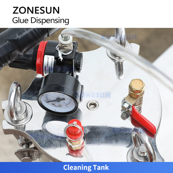 ZONESUN ZS-AGD5 Two-Component Glue Dispensing Machine Automatic AB Adhesive Mixer for Epoxy Resin, Silicone and Polyurethane