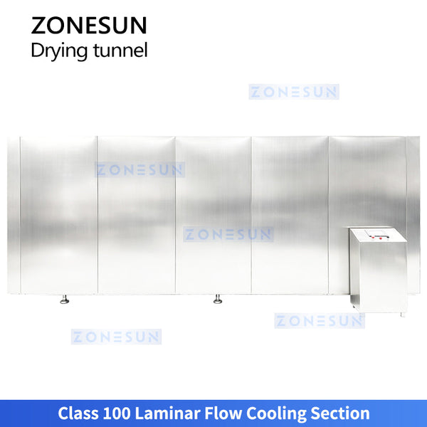 ZONESUN ZS-UVS3 Infrared Quartz Heating and Hot Air Bottle Drying Tunnel