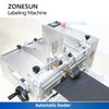 ZONESUN ZS-TB832 Automatic Paging Labeling Machine for Bags, Cards and Flat Cartons