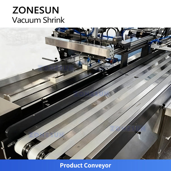 ZONESUN ZS-VPM20 Horizontal Vacuum Shrink Packaging Machine For Disposable Bath Towels / Tissue