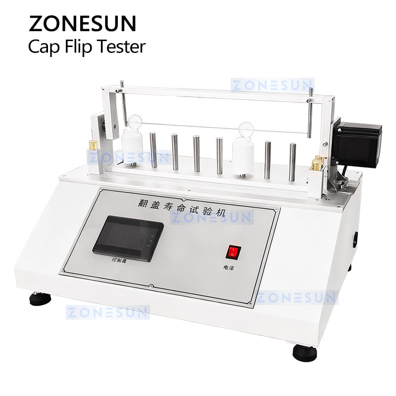 ZONESUN Automatic Flip Cap Life Test Machine 