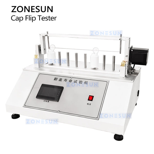 ZONESUN Automatic Flip Cap Life Test Machine 
