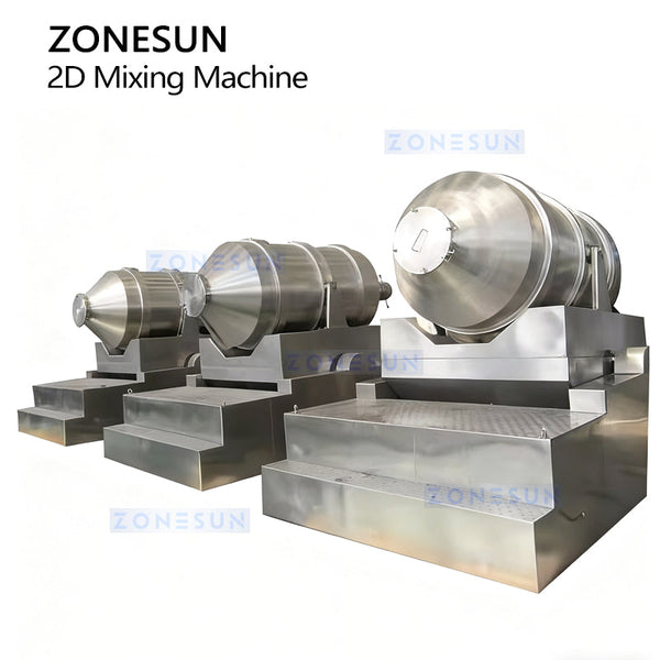 ZONESUN ZS-HM100 Double-cone Chamber Mixer for Dry Powders and Granules