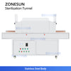 ZONESUN ZS-UVS2 Industrial UV Sterilization Tunnel for Packaging Products