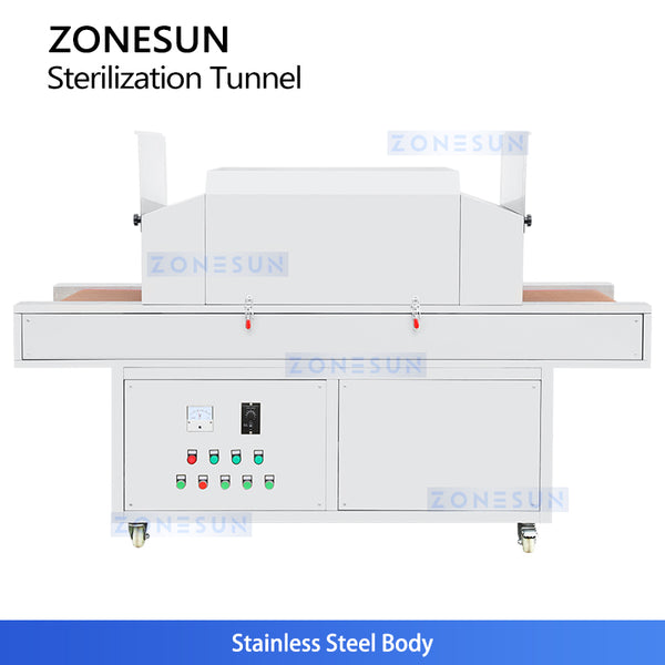 ZONESUN ZS-UVS2 Industrial UV Sterilization Tunnel for Packaging Products