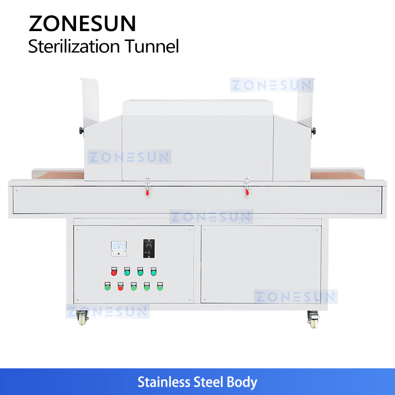 ZONESUN ZS-UVS2 Industrial UV Sterilization Tunnel for Packaging Products