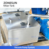 ZONESUN ZS-VMB200L 200L Vacuum Homogenizing Emulsifier Mixer Tank for Cream Lotion Sauce and Pharmaceutical Emulsion Production