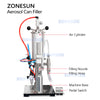 ZONESUN ZS-CQ3 Semi-automatic Pneumatic Aerosol Cans Filling Machine