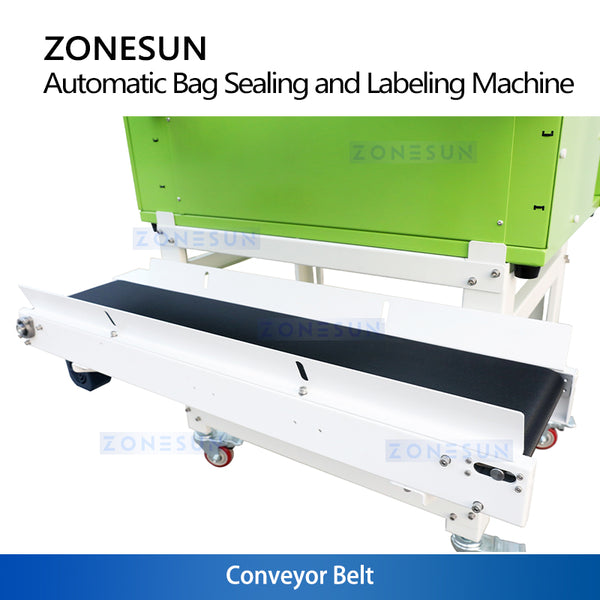 ZONESUN ZS-TB103 Automatic Bag Sealing and Labeling Machine