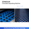 ZONESUN ZS-DJ400 Automatic Chocolate Depositor Machine for Chocolate Chips Drops and Buttons