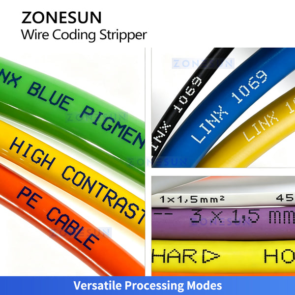 ZONESUN ZS-EW30 Automatic Wire Cutting Stripping Coding Machine for Wire Harness Processing