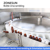 ZONESUN ZS-LPH200 Automatic Bottle Flipping and Unscrambling Machine with Elevator