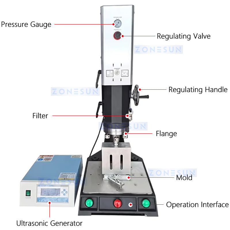 ZONESUN ZS-UFK1 Ultrasonic Plastic Welder
