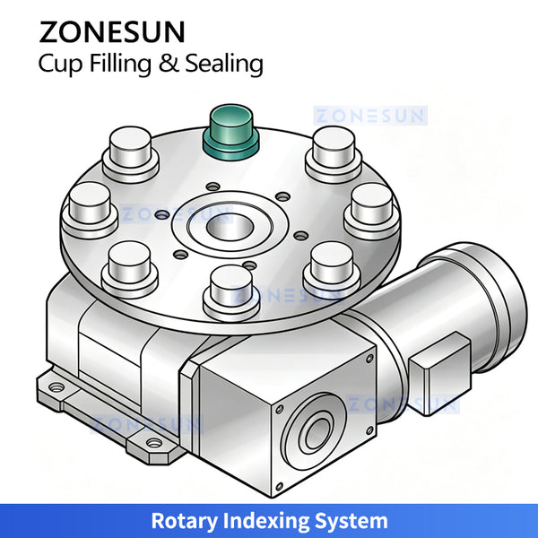 ZONESUN ZS-AFS20D Automatic Hidden Tea Cup Filling and Sealing Machine for Tea and Coffee