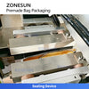 ZONESUN ZS-GW260D Automatic Premade Pouch Packaging Machine with 10-Head Combination Weigher for Powder & Fine Powder Materials