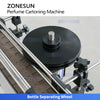 ZONESUN ZS-PB01 Perfume Bottle Cartoning Machine with Detection System