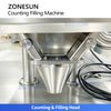 ZONESUN ZS-JF8C Semi-Automatic 8-Lane Hardware Candy Counting Filling Machine