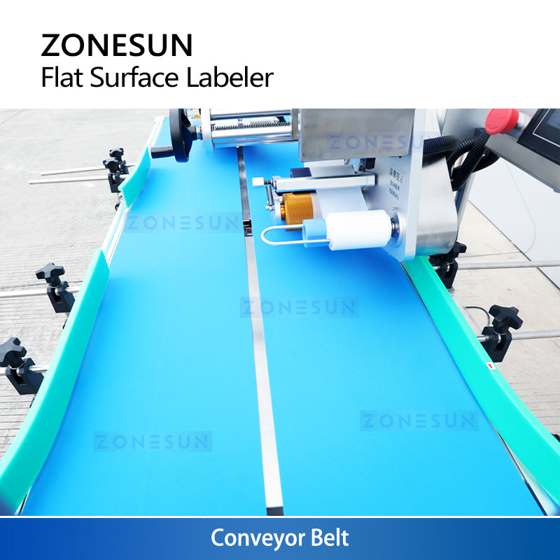 ZONESUN ZS-TB160P2 Automatic Flat Surface Labeling Machine For Carton Box Double Lablel