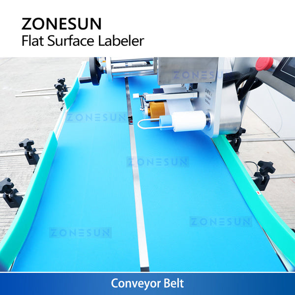 ZONESUN ZS-TB160P2 Automatic Flat Surface Labeling Machine For Carton Box Double Lablel