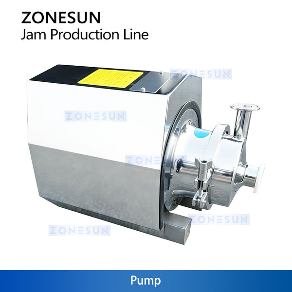 ZONESUN ZS-MB300L3 Triple Tank Mixing System for High Viscosity Sauce, Paste and Emulsion Production with Vacuum Mixing and Heating