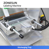 ZONESUN ZS-TB100 Semi Automatic Round Bottle Single Double Sides Labeling Machine