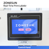 ZONESUN ZS-TB160POPB Automatic Print-and-Apply Flat Labeling System for Real-Time Coding