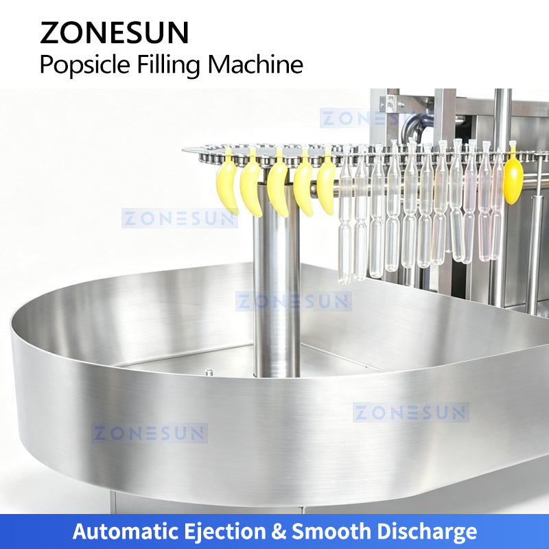 Food grade ice pop packaging machine