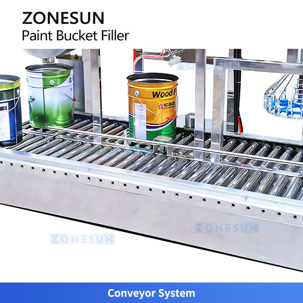 ZONESUN Paint Bucket Filling and Capping Machine
