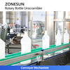 ZONESUN ZS-ULP18 Automatic Rotary Bottle Unscrambler for Plastic Bottles