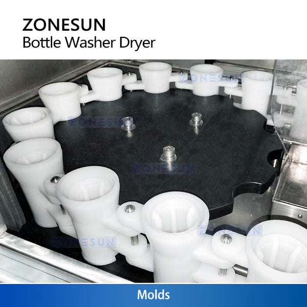 Beverage bottle cleaning machine